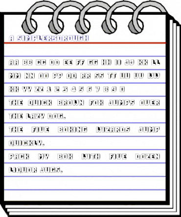 a_Simpler3DRgh Regular animated font preview a_Simpler3DRgh Regular animated font preview