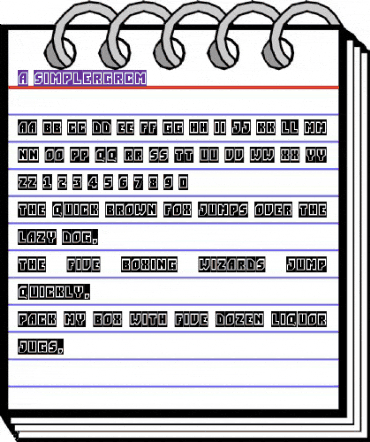 a_SimplerGrCm Regular animated font preview a_SimplerGrCm Regular animated font preview