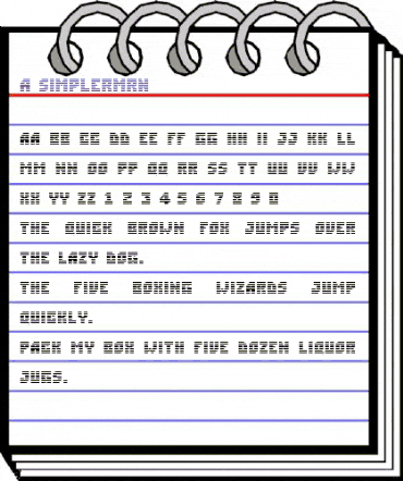 a_SimplerMrn Regular animated font preview a_SimplerMrn Regular animated font preview