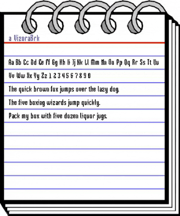 a_VizoraBrk Regular animated font preview a_VizoraBrk Regular animated font preview