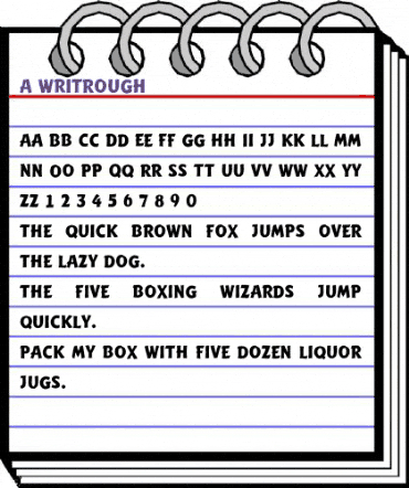 a_WritRgh Regular animated font preview a_WritRgh Regular animated font preview