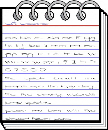 A3 Becker Normal animated font preview A3 Becker Normal animated font preview