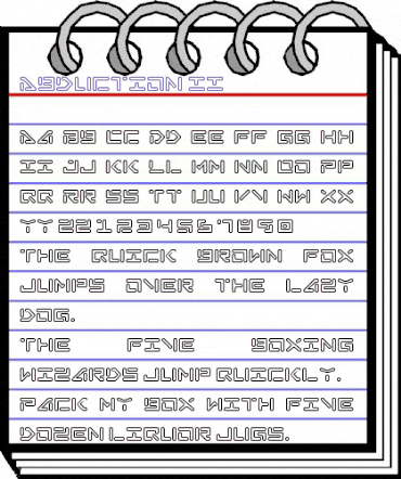 Abduction II Regular animated font preview Abduction II Regular animated font preview