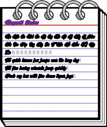 Abeganshi Shadow Regular animated font preview Abeganshi Shadow Regular animated font preview