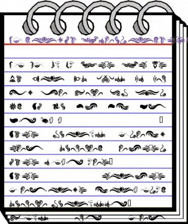 Absinth Flourishes I Regular animated font preview Absinth Flourishes I Regular animated font preview