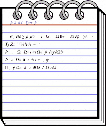 Acanthus Italic animated font preview Acanthus Italic animated font preview