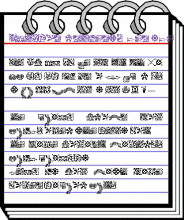 Adobe Caslon Ornaments animated font preview Adobe Caslon Ornaments animated font preview