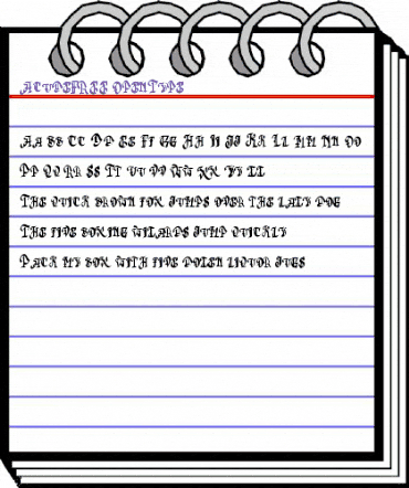 Acude FREE Regular animated font preview Acude FREE Regular animated font preview