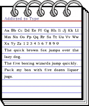 Addict Regular animated font preview