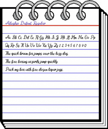 Adeghio Dafont Regular animated font preview Adeghio Dafont Regular animated font preview