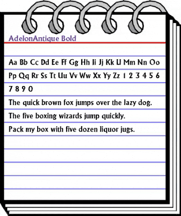 AdelonAntique Bold animated font preview AdelonAntique Bold animated font preview