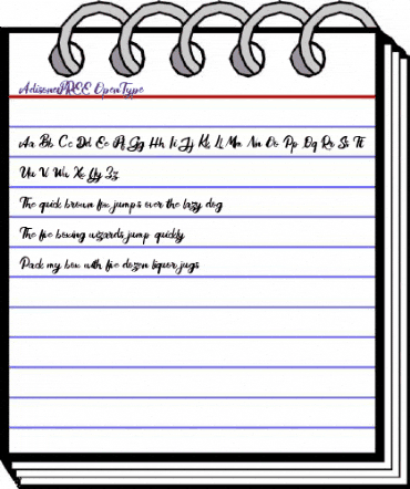 Adisone FREE Regular animated font preview Adisone FREE Regular animated font preview