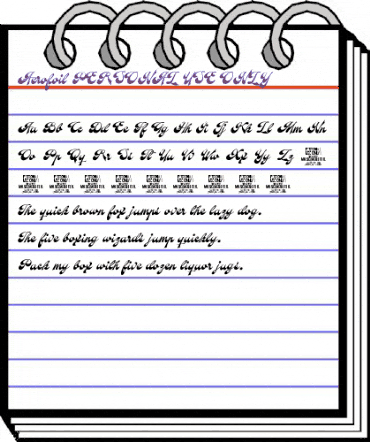 Aerofoil PERSONAL USE ONLY Regular animated font preview Aerofoil PERSONAL USE ONLY Regular animated font preview