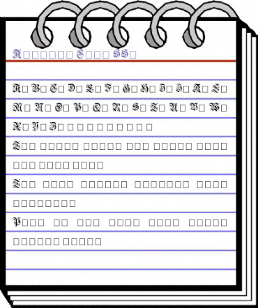 Aeterna Caps SSi Regular animated font preview