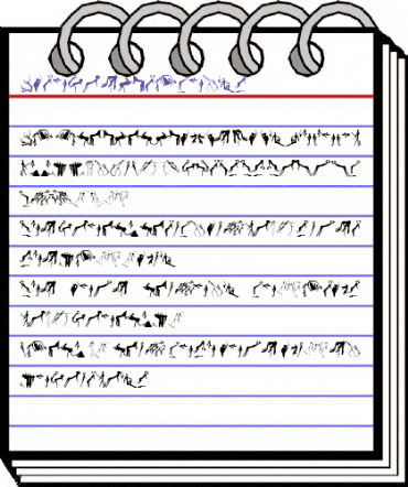 AfriqueDrawings Regular animated font preview AfriqueDrawings Regular animated font preview