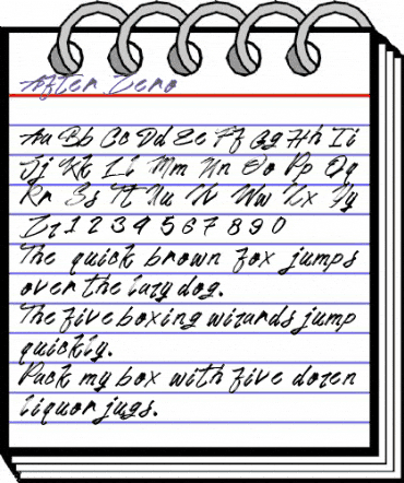 After Zero Regular animated font preview After Zero Regular animated font preview