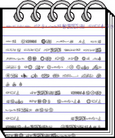 AGA Islamic Phrases Regular animated font preview AGA Islamic Phrases Regular animated font preview