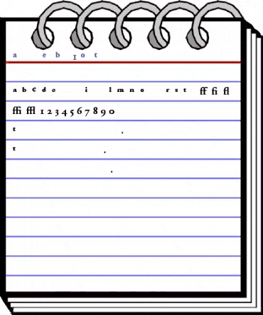 Adobe Garamond Bold Expert animated font preview