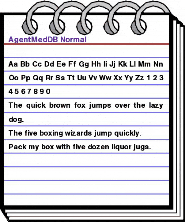 AgentMedDB Normal animated font preview AgentMedDB Normal animated font preview