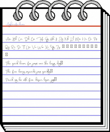 Aghnestademo Regular animated font preview Aghnestademo Regular animated font preview