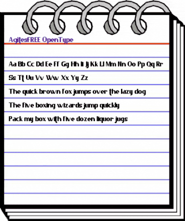 Agites FREE Regular animated font preview Agites FREE Regular animated font preview