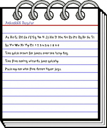 AhSooSSK Regular animated font preview AhSooSSK Regular animated font preview