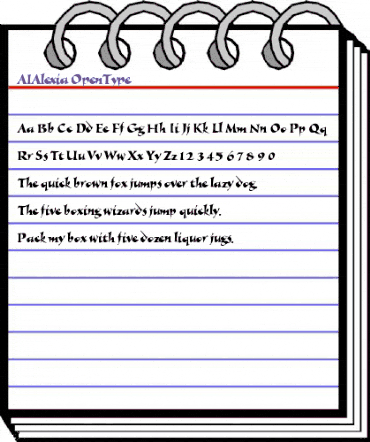 AIAlexia Regular animated font preview AIAlexia Regular animated font preview