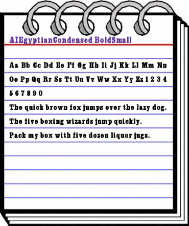 AIEgyptianCondensed Condensed Bold animated font preview AIEgyptianCondensed Condensed Bold animated font preview