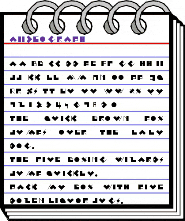 AIIdeograph Regular animated font preview AIIdeograph Regular animated font preview