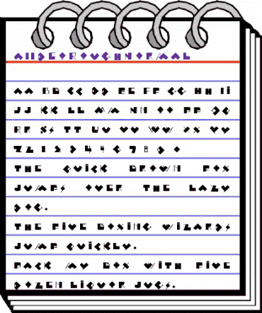 AIIdeoRough Regular animated font preview AIIdeoRough Regular animated font preview