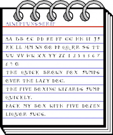 AINeptunsSerif Regular animated font preview AINeptunsSerif Regular animated font preview