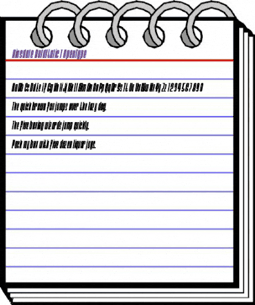 Ainsdale ItalicBold animated font preview Ainsdale ItalicBold animated font preview