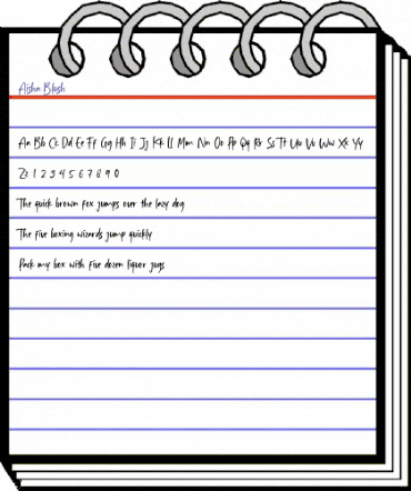 Aisha Blush Regular animated font preview Aisha Blush Regular animated font preview