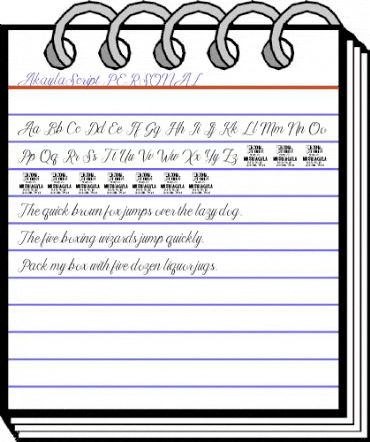 Akayla Script PERSONAL USE Regular animated font preview Akayla Script PERSONAL USE Regular animated font preview