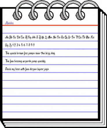 Akodia Regular animated font preview Akodia Regular animated font preview