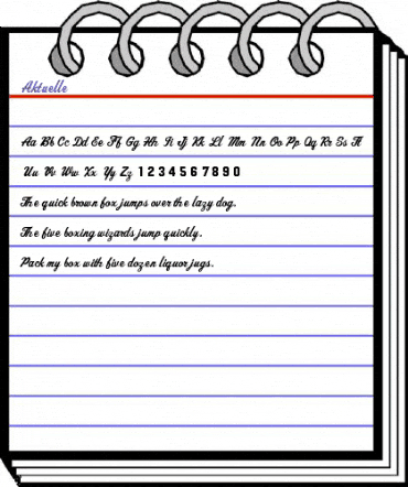 Aktuelle Regular animated font preview Aktuelle Regular animated font preview