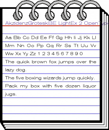 Berthold Akzidenz Grotesk Light Extended animated font preview Berthold Akzidenz Grotesk Light Extended animated font preview