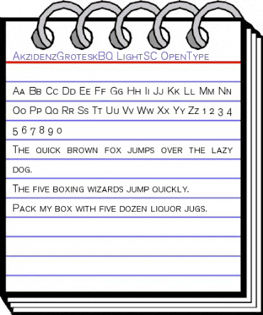 Akzidenz-Grotesk BQ Light Small Caps & OldStyle Figures animated font preview Akzidenz-Grotesk BQ Light Small Caps & OldStyle Figures animated font preview