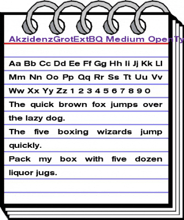 Akzidenz-Grotesk Extended BQ Regular animated font preview Akzidenz-Grotesk Extended BQ Regular animated font preview