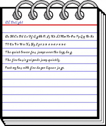 AL Delight Regular animated font preview AL Delight Regular animated font preview