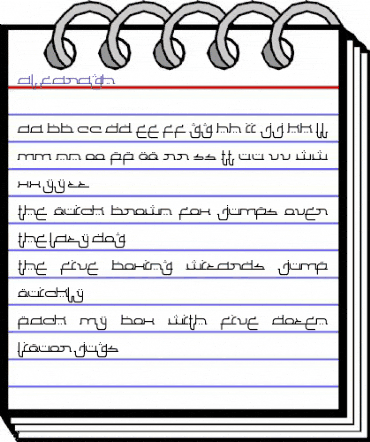 Al Faragh Regular animated font preview