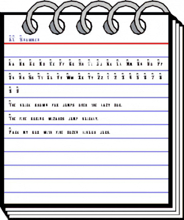 AL Snowmen Regular animated font preview AL Snowmen Regular animated font preview