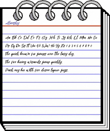 Alansky Regular animated font preview Alansky Regular animated font preview