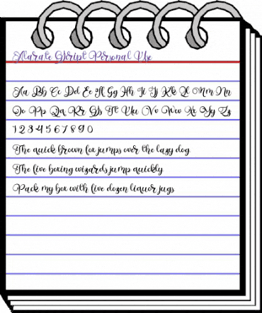 Alarate Script Personal Use Regular animated font preview Alarate Script Personal Use Regular animated font preview