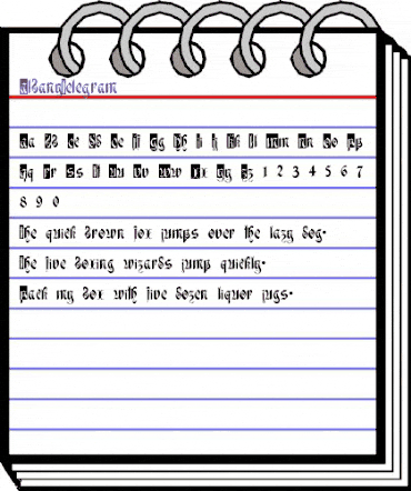 Albany Regular animated font preview Albany Regular animated font preview