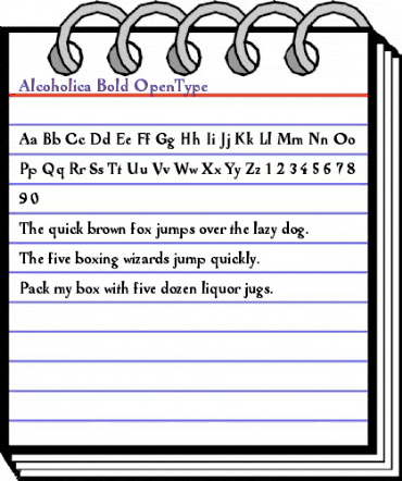 Alcoholica Bold animated font preview Alcoholica Bold animated font preview