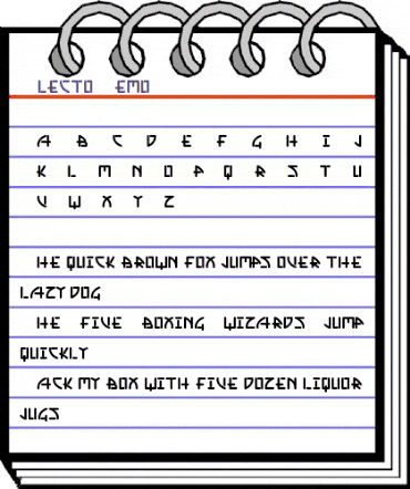 Alecto Demo Regular animated font preview Alecto Demo Regular animated font preview