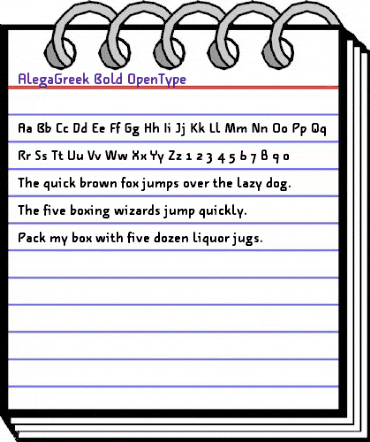 AlegaGreek-Bold Regular animated font preview AlegaGreek-Bold Regular animated font preview