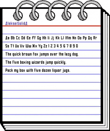 AlekseiSolidA Regular animated font preview AlekseiSolidA Regular animated font preview