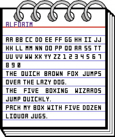 Alforim Regular animated font preview Alforim Regular animated font preview